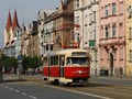 Vůz T2 č. 133 na Klatovské třídě směřuje na Bory 27. 6. 2009