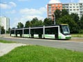 Testovaný vůz Škoda 26T pro Miskolc ve Skvrňanech 7. 7. 2013