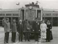 Křižíkova osmnáctka ve vozovně Slovany - červen 1959, foto: sbírka M. Plzák