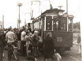 Zahájení tramvajové dopravy na Košutce 1. 9. 1980