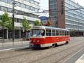 Historický vůz T3 ve městě Chemnitz (EX Karl Marx Stadt) 13. 7. 2002