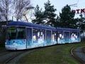 Vario LF 2/2 IN č. 362 jako Vánoční tramvaj 26. 12. 2018