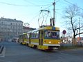 Souprava 109+110 v sadech Pětatřicátníků krátce po velké prohlídce 24. 3. 2003