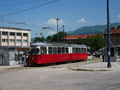 Ex. v�de�sk� tramvaj E u n�dra�� v Sarajevu 10. 6. 2019