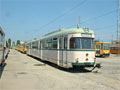 ostavené vozy Duewag a Sofia v depu ISKR 20. 7. 2004