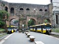 Piazza di Porta Maggiore se dvma jednotkami Firema