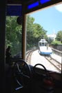 Mнjenн tramvajн s lanovkovэm vozнkem 7. 8. 2009