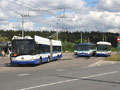Na kone�n� v s�dli�ti se setkaly nejroz���en�j�� typy trolejbus� 9. 6. 2009