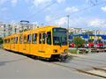 Hannoverská tramvaj přijíždí do zastávky Örs vezér tere  
28. 8. 2008