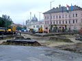 V centru msta na hlavn tramvajov kiovatce a okol probh rekonstrukce kolejit
23. 7. 2008