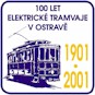 Logo oslav 100. let elektrické tramvaje v Ostravě (ze stránek DPO.CZ)