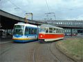 T1 č. 528 spolu s Triem č. 1254 u Hlavního nádraží - 28. 8. 2004