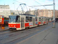 Stanice Vltavsk - do spolen zastvky zajd tramvaje (i nhradov linky XB) a autobusy nhradn dopravy XC