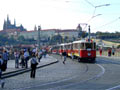 Konvoj tramvají na Mánesově mostě 22. 9. 2007