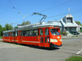 Ex vdesk tramvaj v obci Dandvka 6. 5.2014