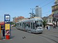 Nkozpodlan tramvaj 116Nd (Citadis) v Katowicch 3. 5. 2002