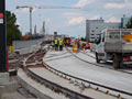 Stavba nov tramvajov trati (ul. Wielick - ul Lipsk) 26. 6. 2015