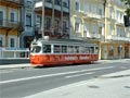 Konen v centru msta na nmst Franz Josef Platz - Gmunden 27. 7. 2003