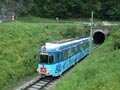 Prvn tunel kousek nad innsbruckem na Stubaitalbahn 29. 8. 2002