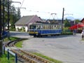 Električka nedaleko zastávky Trenčianská Teplá - obec 29. 9. 2006