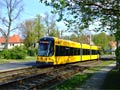 Nzkopodlan tramvaj NGT D8 DD v Hellerau 27. 4. 2008