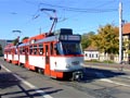 Souprava souèasných vozù T4D-C v konvoji pøi oslavách 125 let tramvají v Halle - 14. 10. 2007