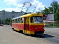 Dvoudvov vz T3SU pijd do zastvky Sosjury pobl depa Darnica - Kyjev 6. 6. 2007