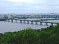 Most Patona po kterém do roku 2004 jezdily i tramvaje - Kyjev 4. 6. 2007