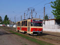 Tramvaj T6B5SU . 064 u vozovny Darnica 2. 5. 2017