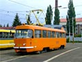 Vůz č. 175 ve vozovně Slovany