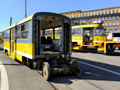 Nakládka tramvaje K3R-NT č. 311 před cestou do Charkova 29. 9. 2026