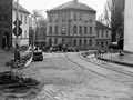 Rekonstrukce Pražské ulice v dubnu 1990
Foto: L. Brejcha 