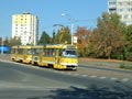 T3M č. 227+228 u zastávky Ulice Karla Steinera ve Skvrňanech 16. 10. 2005