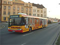 Autobus Solaris č. 494 - náhradní doprava na lince č. 2 v době odstraňování nehody 5. 5. 2006