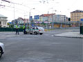 Uzavřený most U Jána v době nálezu bomby v Nádražní ulici 10. 7. 2007
