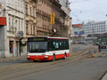 Citybus č. 452 v Pražské ulici v době zastavení provozu tramvají - 14. 3. 2009