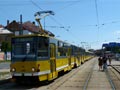 Kolona tramvají vzniklá po nehodě v Pražské ulici - Sirková ulice 16. 6. 2011, foto: F.V.