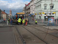 Rekonstrukce kolejiště v křižovatce U Práce 7. 4. 2012