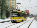 T3R.PLF č. 317 přijíždí do zastávky Macháčkova 23. 2. 2013