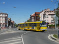 Poslední tramvaj na konečné Bory ležící na okraji Borského parku 30. 6. 2019