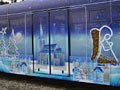Plzeňské motivy na Vánoční tramvaji