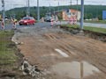Rekonstrukce tramvajové trati na Plaské v Bolevci 30. 8. 2021