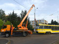 Vykolejený vůz 323 na Košutce, 29. 6. 2024, foto: FV