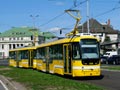 Souprava Vario LF plus č. 336+337 přijíždí do zastávky Hlavní nádraží 13. 9. 2025