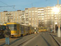 Vláček tramvají 276+277+248+249 v zastávce Terezie Brzkové 16. 3. 2005