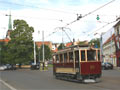 Osmnáctka při jízdě pro vítěze soutěže Tramvaj snů 21. 6. 2009