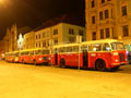 Večerní jízda historických autobusů - náměstí Republiky  7. 6. 2014