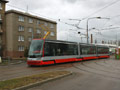 Škoda 15T na výjezdu z vozovny Slovany 11. 3. 2009