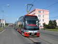 Škoda 15T při své poslední jízdě ze Světovaru před odvozem do Prahy 14. 6. 2009, foto: M. N.