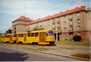 Souprava T3M 219+220 (Čajíček) s polámaným sběračem 27. 5. 2000